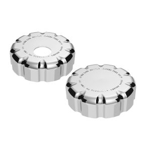 Volvo Chrome Plastic Fuel Cap Cover | Locking / Non-Locking