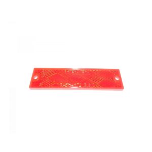 Truck Lite Rectangular, Red, Reflector, 2 Screw Or Adhesive Mount. Part # TL 98003R from Tracey Truck Parts.