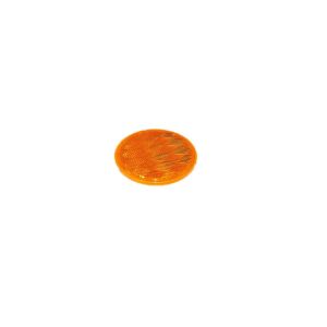 Signal Stat 47A 3-1/8" Round Amber Reflector | # SIG 47A