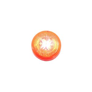 Truck Lite 30 Series, Incandescent, Red Round, 1 Bulb M, Marker Clearance Light. Part # TL 30204R Tracey Truck Parts.