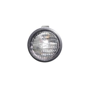 Truck Lite PAR 36, Rubber 5 inch Round Incandescent Work Light, Black, 1 Bulb. Part # TL 80360 from Tracey Truck Parts.