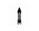 United Pacific Daytona Style Spike Black Gear Shift Knob With 13/15/18 Adapter. Trucker Accessories, Chrome Gear Shift Knob,