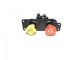 Bendix MV-3 Dash Valve1/4” Unthreaded Holes, 3/8” Push to Connect 90 Degree Elbows Parts # BW 802804 from Tracey Truck Parts