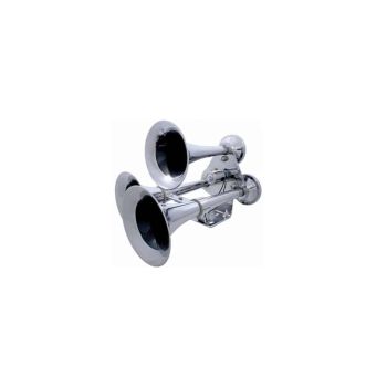 3 Trumpets Air Powered Train Horn With Support Bracket | # 46150